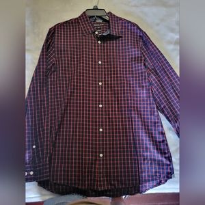 Michael Kors  men's  plaid shirt
